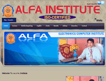 Tablet Screenshot of alfainstitute.org